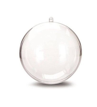 Bola esfera de natal acrilica - Esfera - personalizavel. 6.5 cm Pct 10un