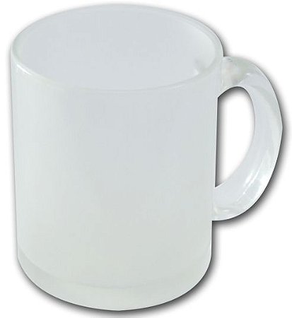 Caneca de Vidro Jateado para Sublimação - 325ml