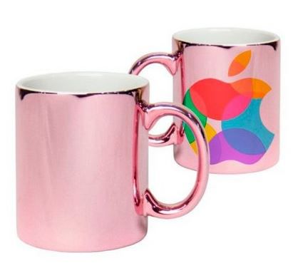 Caneca para Sublimação de Cerâmica Cromada Rose Live - 1 Unidades