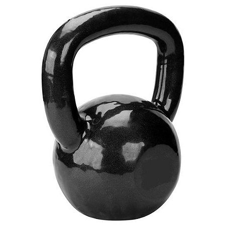 Kettlebell de 30kg Emborrachado da TURBO FITNESS