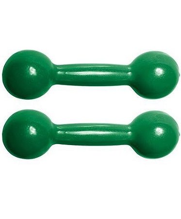 Par de Halteres Bola de 3Kg Emborrachados da TURBO FITNESS