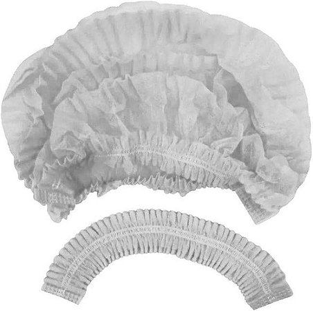 Touca TNT Descartável Pacote com 100und