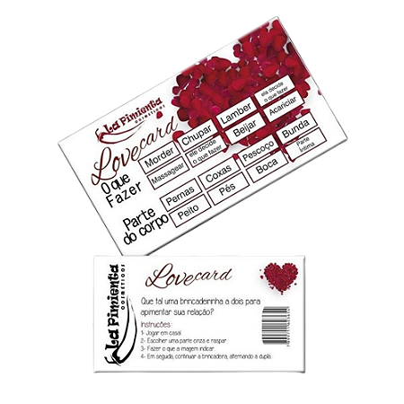 Raspadinha Love Card La Pimienta