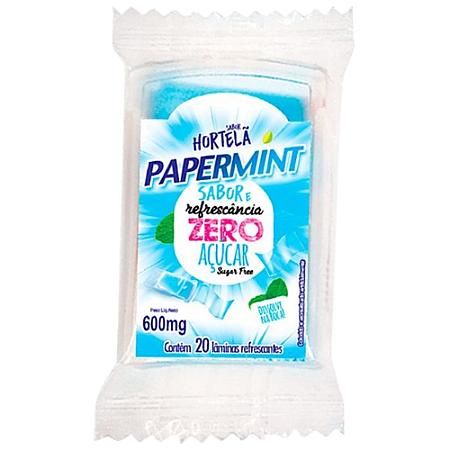 Papermint Lâminas Refrescantes Comestíveis Hortelã Danilla Foods