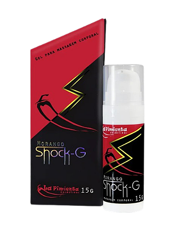 Shock G Gel Beijável Morango La Pimienta