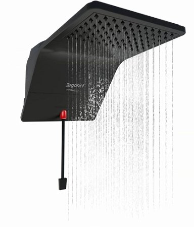 Chuveiro Ducha Eletrônica Ducali Preto Zagonel