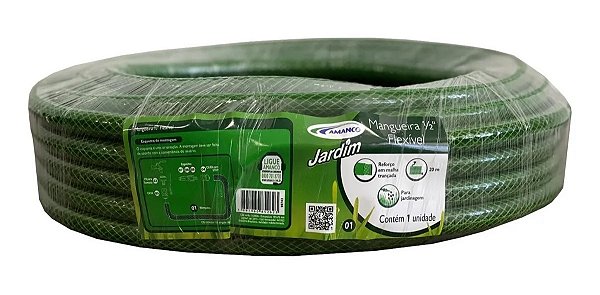 Mangueira 1/2 Verde para Jardim - Rolo 20m