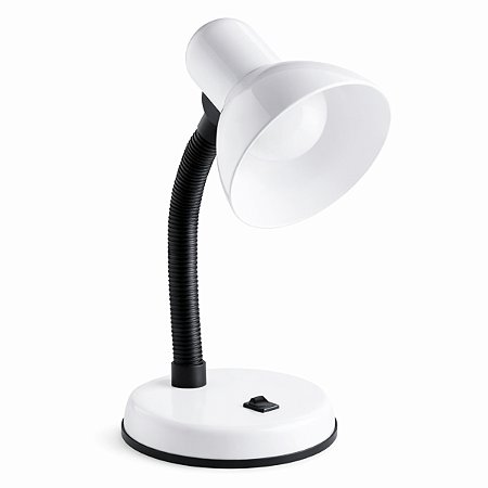 Luminária de Mesa Clássica E-27 Bivolt Branca
