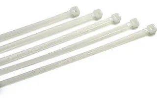 Abraçadeira de Nylon 450 x 7,6 mm Branca - Pacote 50 Unidades