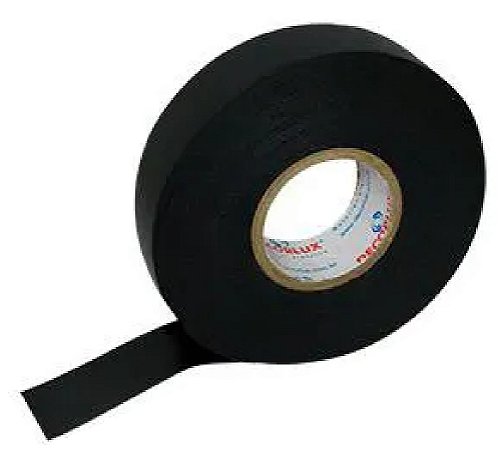 Fita Isolante Auto Fusão 0,76 mm x 1 9mm x 2 m Preta