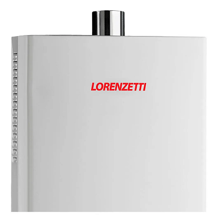 Aquecedor de Água a Gás Digital Branco Lorenzetti LZ 1600D