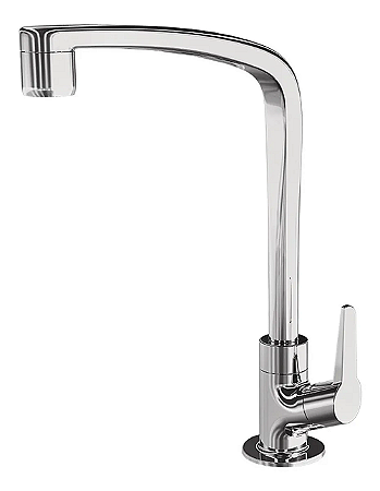 Torneira para Cozinha de Mesa Flatt Cromada Lorenzetti 1167 F71
