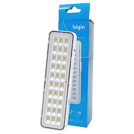 Luminária de Emergência 30 Leds 6500K Bivolt Elgin