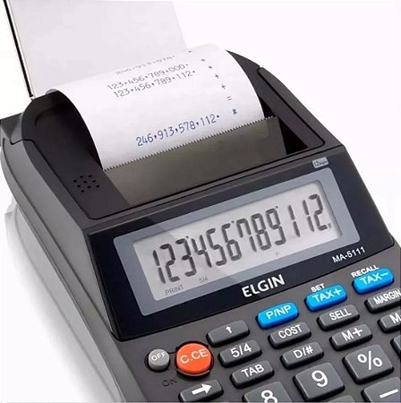 Calculadora Eletrônica de Mesa Compacta com Bobina MA5111 Elgin