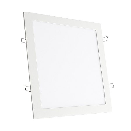 Painel Led Embutir Quadrado Branco Neutro 4000K 30W Bivolt
