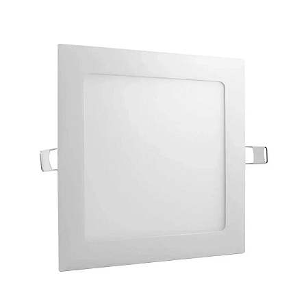Painel Led Embutir Quadrado Branco Frio 6500K 18W Bivolt