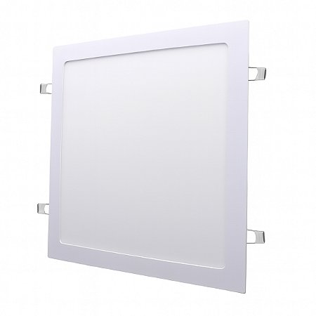 Painel Led Embutir Quadrado Branco Neutro 4000K 24W Bivolt
