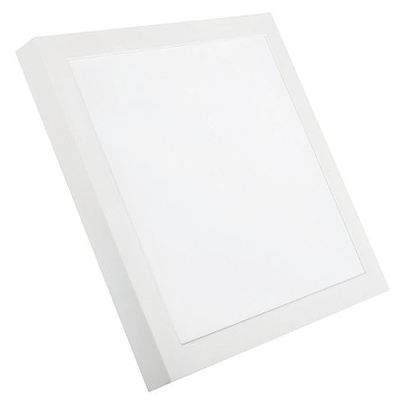 Painel Led Sobrepor Quadrado Branco Frio 65000K 30W Bivolt