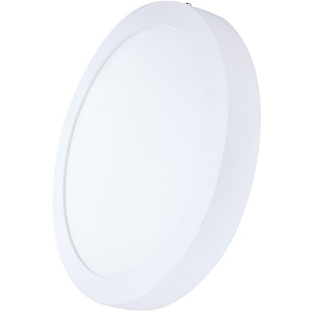 Painel Led Sobrepor Redondo Branco Neutro 4000K 24W Bivolt
