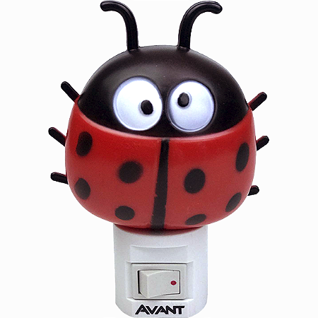 Luz Noturna Led Joaninha 3000K 1W Bivolt