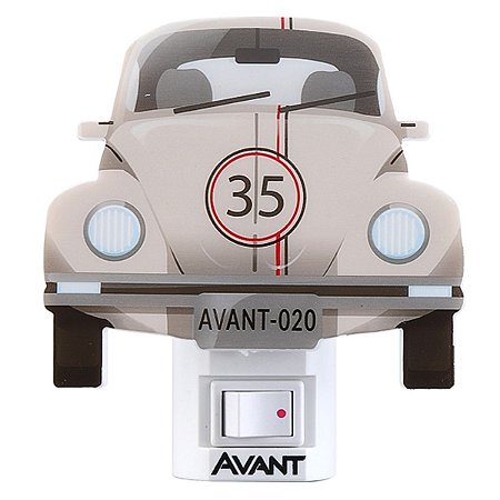 Luz Noturna LED de Tomada 3000K 1W Bivolt Avant Fusca Kids