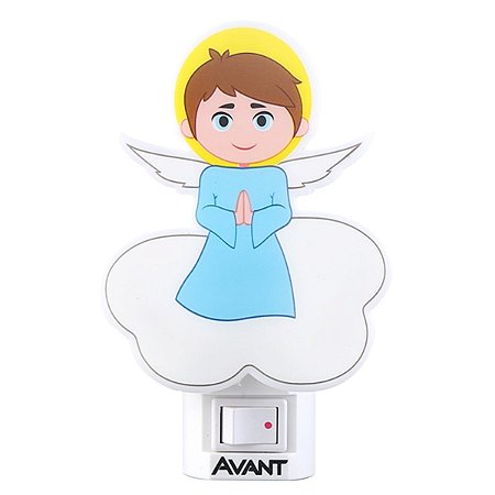 Luz Noturna LED de Tomada 3000K 1W Bivolt Avant Anjinho