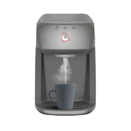 Purificador de Água Quente, Natural e Gelada com Compressor 110V Prata (PH41X)