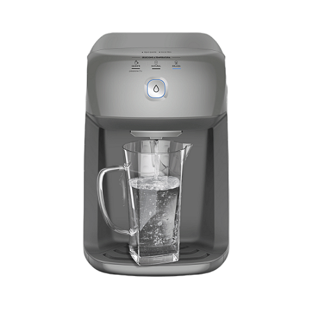 Purificador de Água Quente, Natural e Gelada com Compressor 110V Prata (PH41X)