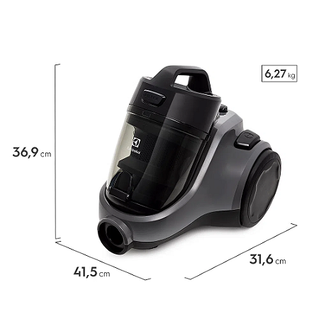 Aspirador de Pó sem Saco Easybox com Filtro HEPA 110V 1600W Electrolux (EAS30)