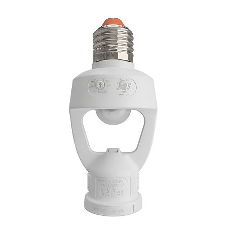 Sensor de Presença Soquete E27 Microcontrolado Bivolt