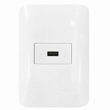 Tomada USB de Parede 5V 2A Bivolt Carga Rápida Padrão 4x2