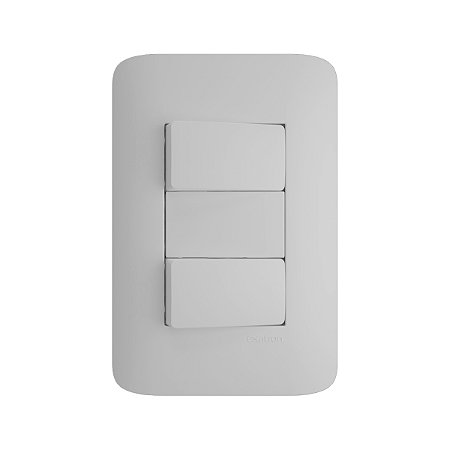 Conjunto 4x2 com 2 Interruptores Paralelos 10A/250V