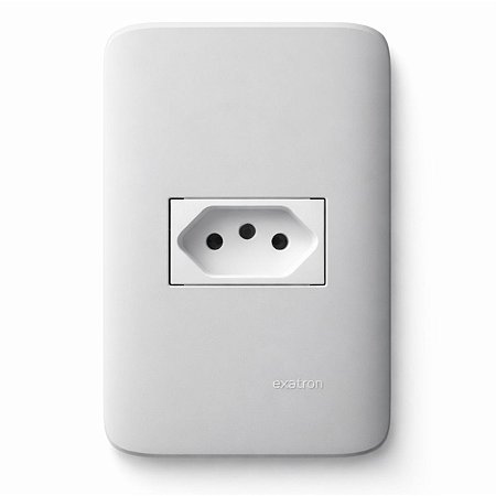 Tomada 20A 2P+T Conj. 4x2 Bivolt 100-250V~ Branco Padrão BR