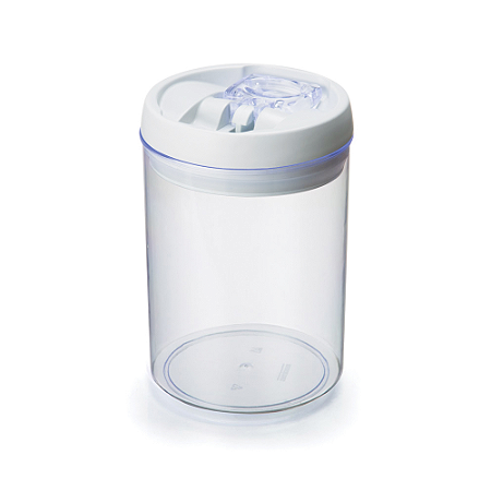 Pote Hermético Crystal Redondo em Acrílico Médio 1,5L