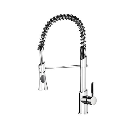 Torneira Misturador de Cozinha para Bancada Gourmet Monocomando com Ducha Especial Loren Kitchen Lorenzetti