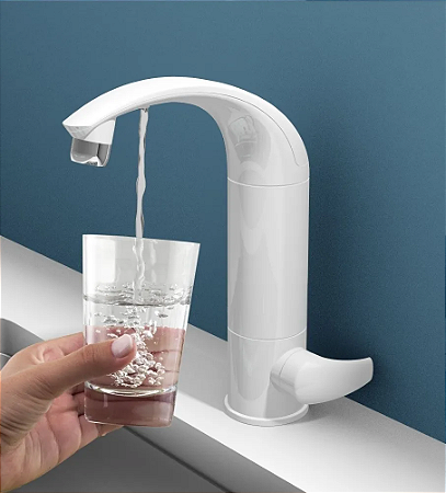 Torneira para Cozinha de Mesa com Purificador de Água Acqua Due Branca Lorenzetti