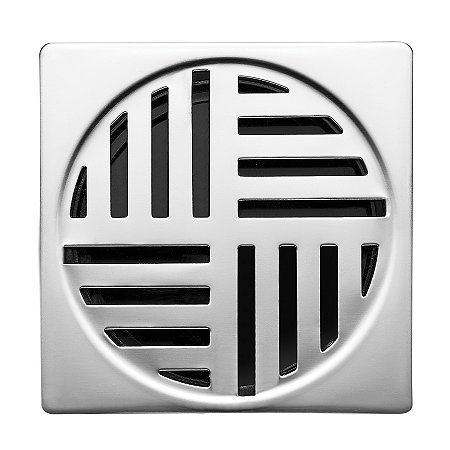 Grelha de Inox para Ralo Loren Protect Quadrada 100mm Lorenzetti