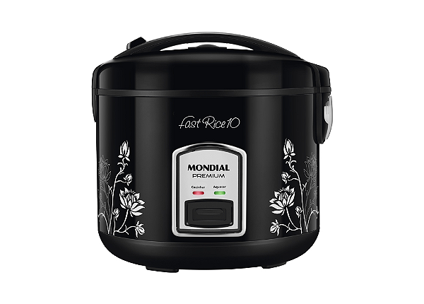 Panela de Arroz Elétrica Fast Rice 10 PE-44 10 Xícaras Preta 110V Mondial