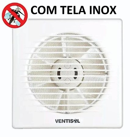 Exaustor Axial para Banheiro EXB Premium 150mm Bivolt Ventisol