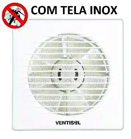 Exaustor Axial para Banheiro EXB Premium 100mm Bivolt Ventisol