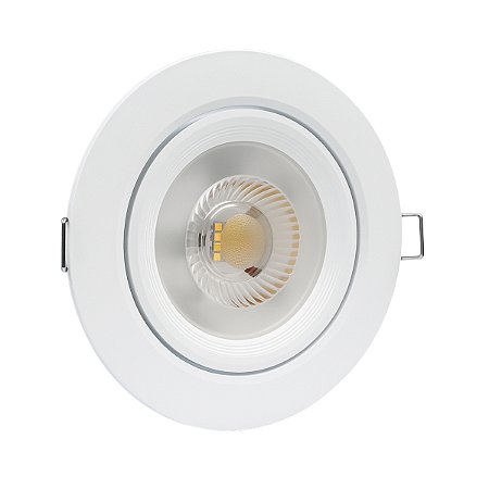 Spot Led Direcional Redondo 12W Branco Frio 6500k Bivolt