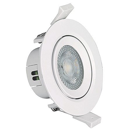 Spot Led Direcional Redondo 9W Branco Quente 3000k Bivolt
