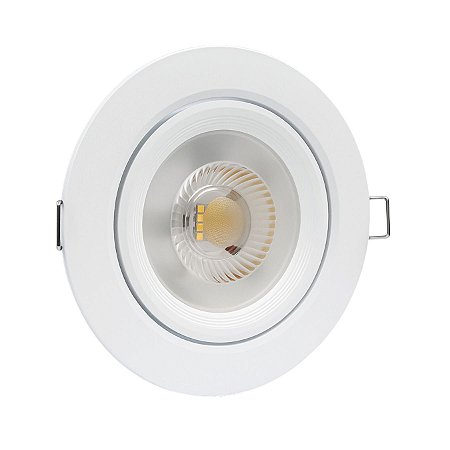 Spot Led Direcional Redondo 5W Branco Frio 6500k Bivolt