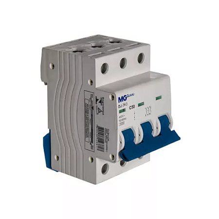 Disjuntor Tripolar 50A Curva C DJ-3K3