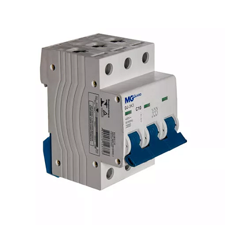 Disjuntor Tripolar 10A Curva C DJ-3K3