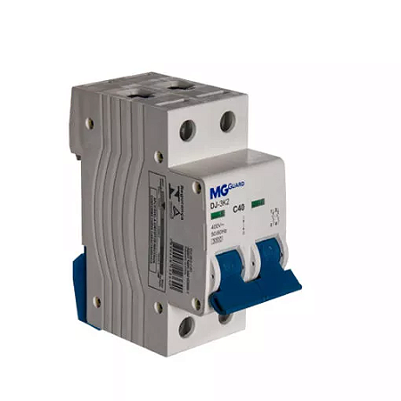 Disjuntor Bipolar 40A Curva C DJ-3K2