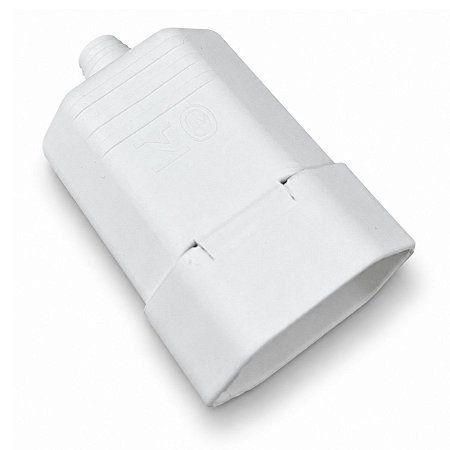 Tomada Fêmea Plugue 2 Pino 10A para Extensão Branco