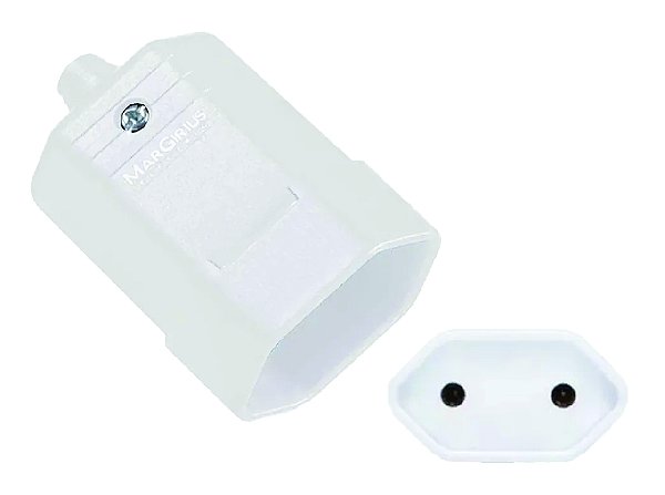 Tomada Desmontável 2P de 20A com Prensa Cabos