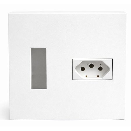 Caixa de Sobrepor p/ Disjuntor 4x4 + Tomada 2P+T 20A/250V