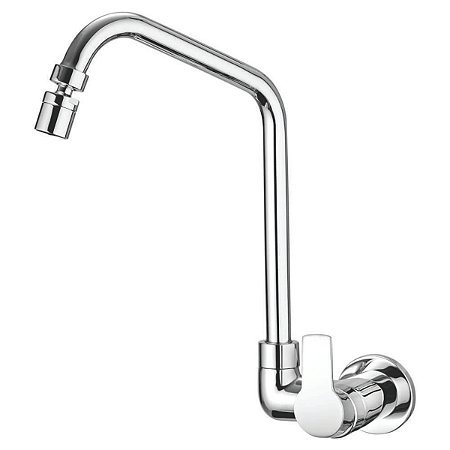 Torneira para Cozinha de Parede Move Cromada Lorenzetti 1168 C57